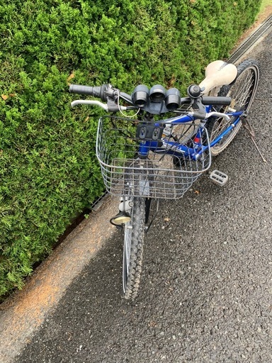 自転車6段変速 24インチLEDライト