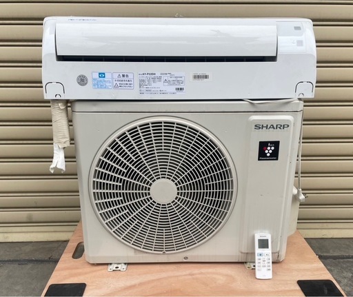   「決まりました」基本取り付け工賃込み　SHARPルームエアコン AY-P22DH 100V 主に6−8畳2022年製♻️直接引き取