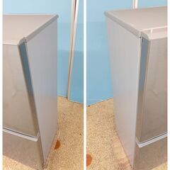 AQUA 2ドア冷凍冷蔵庫 126L 2022年製 AQR-13M(S)の画像