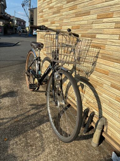 中古自転車 6段変速 27インチ LEDオートライト 軽整備済み 防犯登録対応 町田市 相模原市 KT001