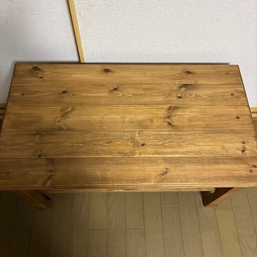 昭和レトロ　木製テーブル 下棚付き 昭和レトロ 木製テーブル 下棚付き 【公式通販】
