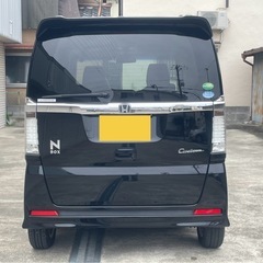 ★ホンダ　NBOXカスタム　スマートキー×2  両側パワスラ　ETC  CTBA  あんしんパッケージ　ギャザーズナビ　フルセグTV  DVD  Bluetooth  バックカメラ　ステアリングリモコンの画像