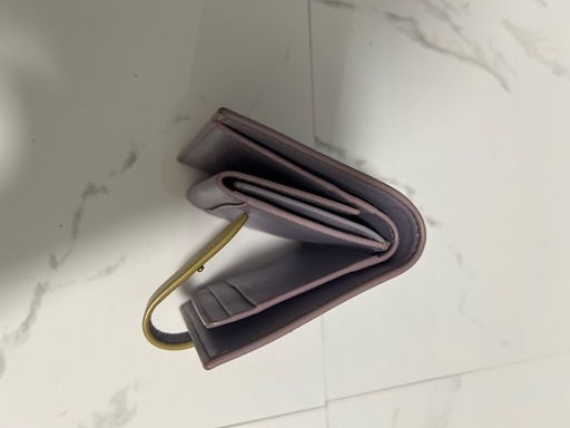 CELINE 二つ折り財布 スモールストラップウォレット レザー レディース セリーヌ 