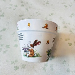 デコパージュ リメイク鉢 ガーデン雑貨 アニタジェラームの画像