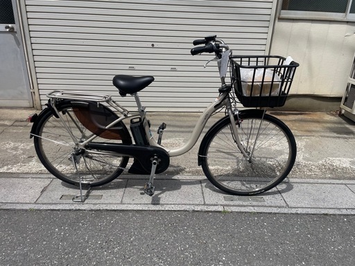 [M46]試乗?新車みたいな⭐️中古電動ママチャリ　 ヤマハPASウィズ パナソニックビビ　 ブリヂストンフロンティア