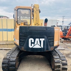 CAT 307 SSR 油圧ショベル キャビン ヒーター 法面バケット 超小旋回 再塗装なし 7トン 0.25 クラス 大型 ユンボ 中古の画像