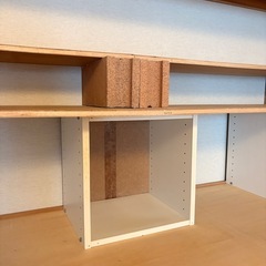 DIY収納/カラーボックス、コンプリートブロック、板の画像