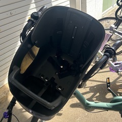 ブリヂストン/bikke polar/子乗せ自転車(非電動)前後チャイルドシート付きの画像