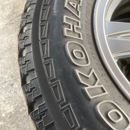JB23W スズキ ジムニー ヨコハマ ジオランダー A/T-S 225/75R16 2015年製 Weds KEELER アルミホイ