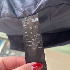 ダウンネイビーエルサイズの画像