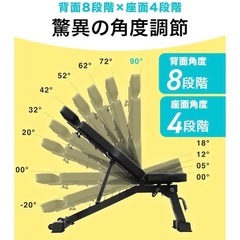 筋トレ器具　ダンベル　インクラインベンチ【引き取り限定】の画像