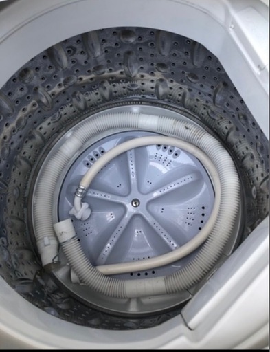 NO B134?福岡市内配送設置無料✨?全自動洗濯機 ベージュ系 ES-GE4E-C [洗濯4.5kg /簡易乾燥(送風機能) /上開