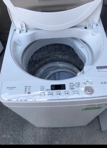 NO B134?福岡市内配送設置無料✨?全自動洗濯機 ベージュ系 ES-GE4E-C [洗濯4.5kg /簡易乾燥(送風機能) /上開