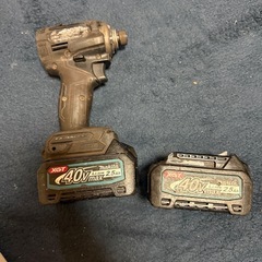 makita 40vインパクトセットの画像