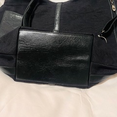 NATURAL BAG ナチュラルバック ハンドバック　リュック　2way ブラックの画像