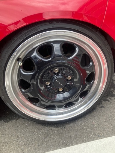 16インチタイヤホイールセットムーブミラハスラー4本セットほぼ新品 
