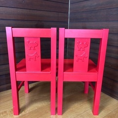 IKEAクリッター（KRITTER）子供用チェア　2脚の画像