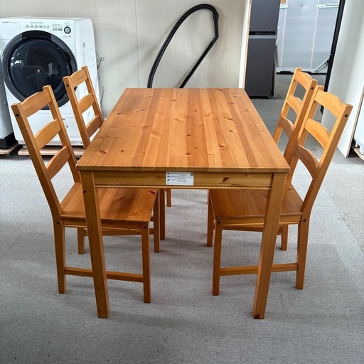 【IKEA】ダイニングテーブルセットお譲りします IKEA ダイニングテーブルセット (小豆) 京都のダイニングセットの中古