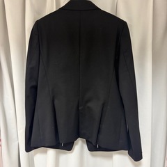 洋服の青山 就活 リクルートスーツ レディース 13号 LL 黒 パンツスーツ 上下の画像