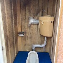 仮設トイレ　水洗
の画像