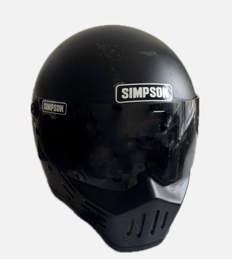 SIMPSON M30 ブラック 60cm バイクヘルメット