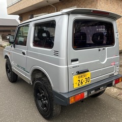 車検9年7月 ジムニー JA22W 5MT 記録簿多数 特別仕様限定車 ウッド天張り タンクガード サイドシルガード エアコンパワステターボ付の画像