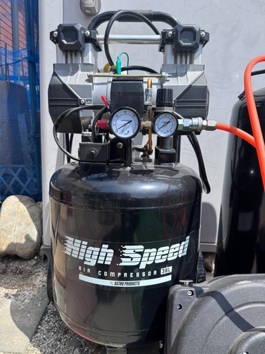 High Speed エアコンプレッサー 38L アストロプロダクツ　お得セット