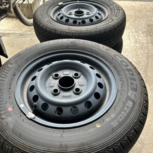 145/80R12 80/78N夏タイヤホイールセット (あお) 秋田のタイヤ