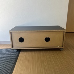 ニトリ　テレビボード　ブラウンの画像