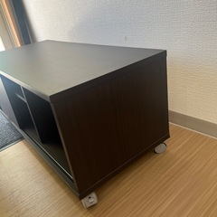 ニトリ　テレビボード　ブラウンの画像