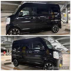 値下げしました！！H29年式 スズキ エブリィワゴン JPターボ 4WD 車検つき 62000kmの画像