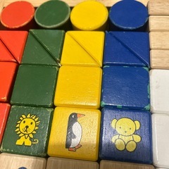 ミッフィ　木の積み木の画像