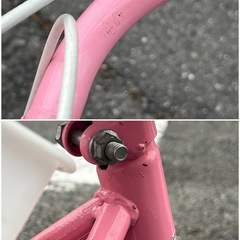 【受け渡し予定】18インチ　自転車 ピンクの画像