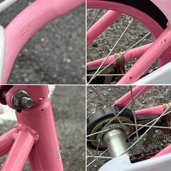 【受け渡し予定】18インチ　自転車 ピンクの画像