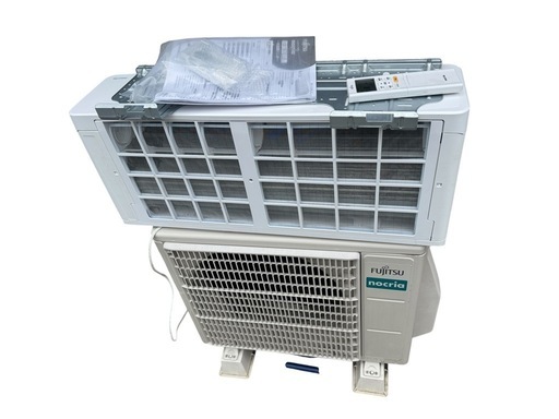 富士通（FUJITSU）nocria ルームエアコン   AS-252MKE1  2.5kW（主に8畳前後） 2022年製