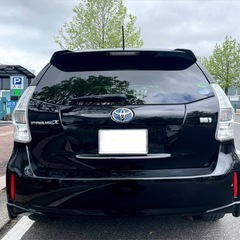 車検R10年4月まで★トヨタ プリウスα ZVW41W★HVバッテリー交換済★Bluetooth/TV★MOMO18インチ★ブラックの画像
