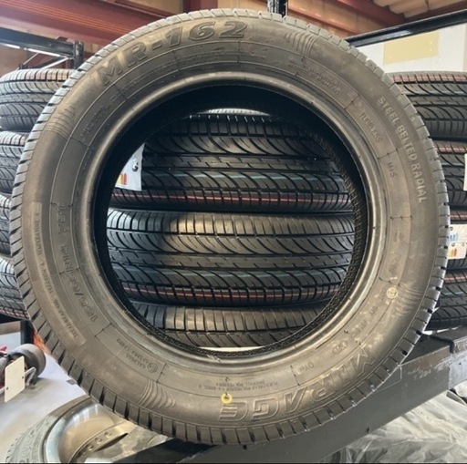 激安タイヤ　mirage 新品　155/65R14 バラ　4本セット　整備込み　タイヤ　