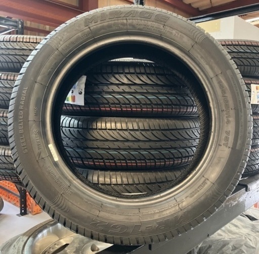 激安タイヤ　mirage 新品　155/65R14 バラ　4本セット　整備込み　タイヤ　