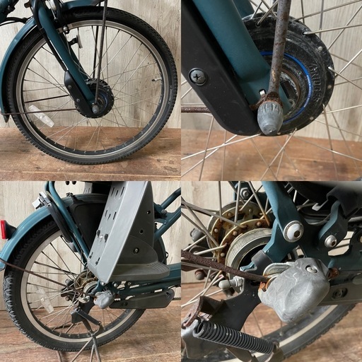 ブリヂストン 電動アシスト自転車 bikke ビッケグリ 24インチ シティ車 ディープグリーン BRIDGESTONE 内装3段ギア
