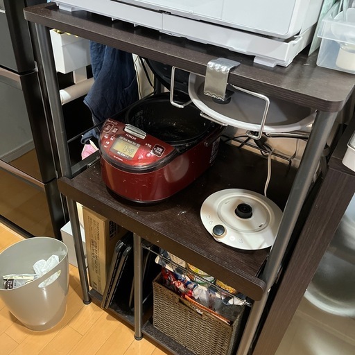 5/3の引取限定で500円▶︎100円!*食器棚*ブラウン (しおり) 大阪の 5/3の引取限定で500円▶︎100円!*食器棚*ブラウン (しおり) 大阪の