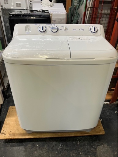 【中古】Haier JW-W45E 二槽式洗濯機 43L