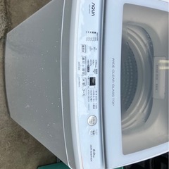 【中古】AQUA 縦型洗濯機 AQW-V8M 9kgの画像