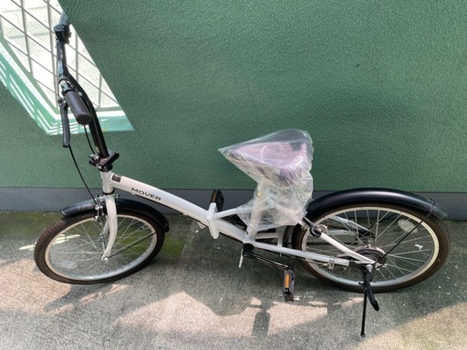 折りたたみ自転車 20インチ MOVER ホワイト 状態良好 直接取引のみ (も