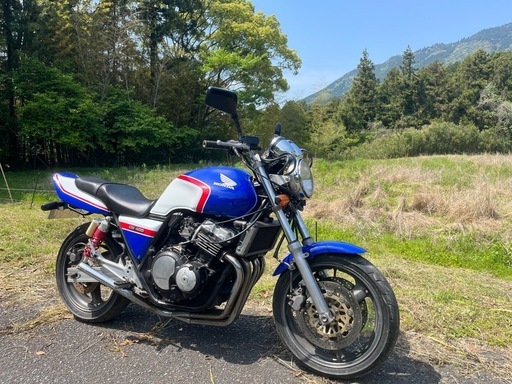 CB400SF NC31　スーパーフォア  車検9/5/27付き　外装綺麗　青赤白　トリコロールカラー塗装