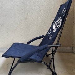 中古◆ロゴス◆あぐらチェア◆専用ポーチ付きの画像