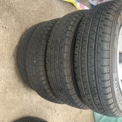 軽バン横浜タイヤホイルセット4本の画像