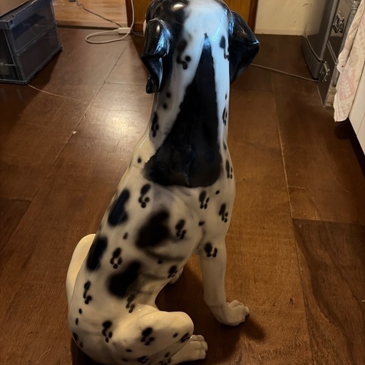 【ご相談中】犬の置物 2体セット　ダルメシアン　ドーベルマン