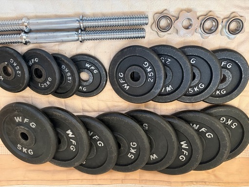 ダンベルセット　30kg×2 28mm径
