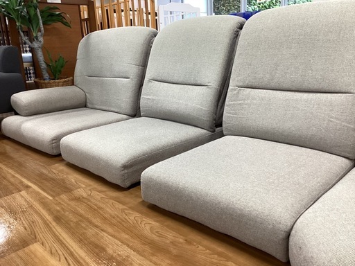 ローソファ  3点セット【町田市再生家具】　2603111