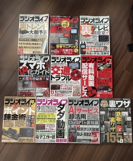 ラジオライフ 2024 ラジオライフ 2024/07/25発売号から1年(12冊)（直送品） - アスクル